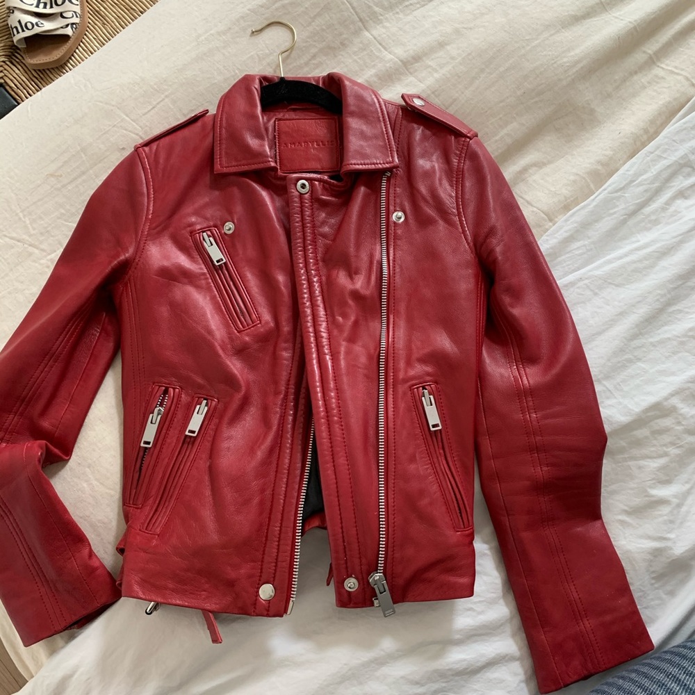 Leather motorcycle jacket IRO exactly